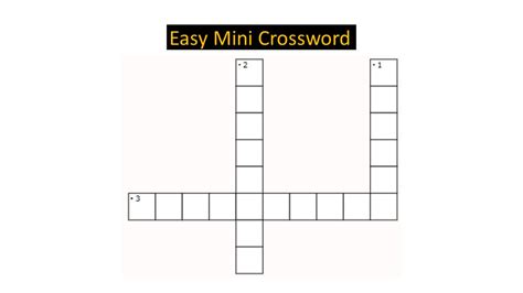 Mini Crossword with Answers: July 25, 2023