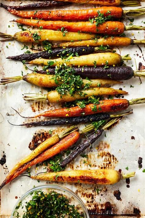 Roasted Rainbow Carrots Recipe - Love and Lemons