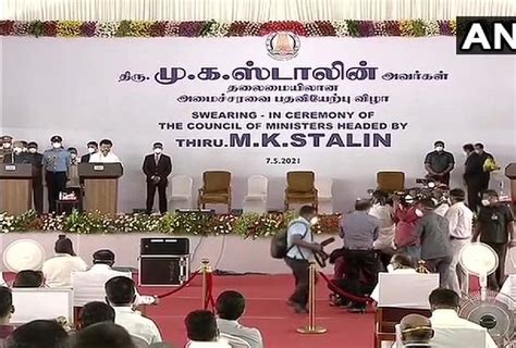 Tamil Nadu Cm Mk Stalin Swearing-in Ceremony 2021: Chennai Dmk Chief Mk Stalin Takes Oath As The ...