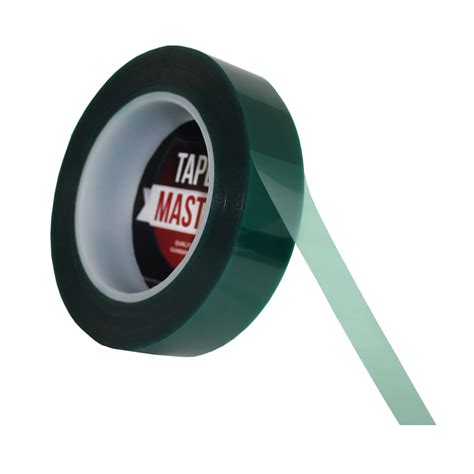 1" x 72 yds - 2 Mil Green Powder Coating Masking Tape - High Temperatu – Tapes Master