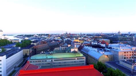 Helsinki Panoramic Aerial Skyline at Sunset, Finland Stock Image - Image of city, people: 211145931