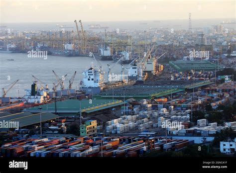 Chattogram, Bangladesh 07 september 2021: General view of Chittagong ...