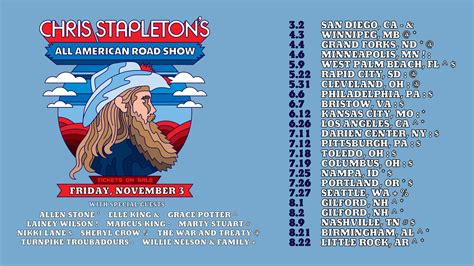 Chris Stapleton Tour 2024 Tickets - Avie Margit