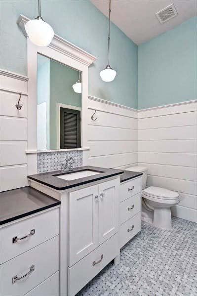 Top 50 Best Shiplap Bathroom Ideas - Nautical Inspired Wall Interiors