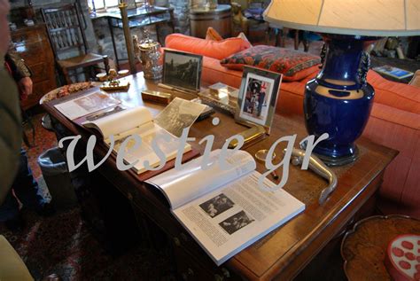 Inside Duntrune Castle, a desk full of westie memories... | Scotland ...