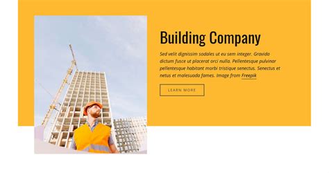 Civil engineering Website Template