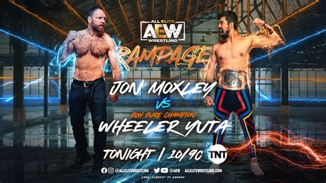 Jon Moxley vs Wheeler Yuta All Elite Wrestling TNT Rampage | Wrestling, Elite, Wrestler