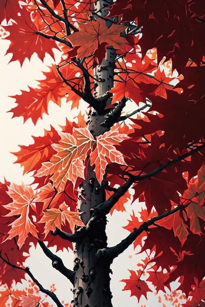 Premium Photo | Close up maple leaves foliage on the tree