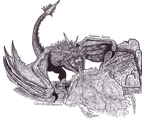 Hungarian horntail dragon by XenoTeeth3 on DeviantArt