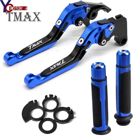 FOR YAMAHA TMAX 500 530 2001 2007 Motorcycle Accessories Folding Brake Clutch Levers handle ...