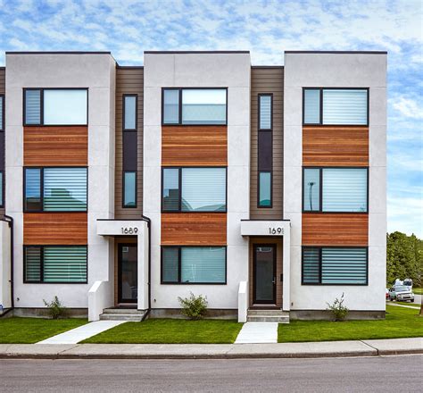 Parcside Townhomes | Townhouse exterior, Townhouse designs, Modern townhouse