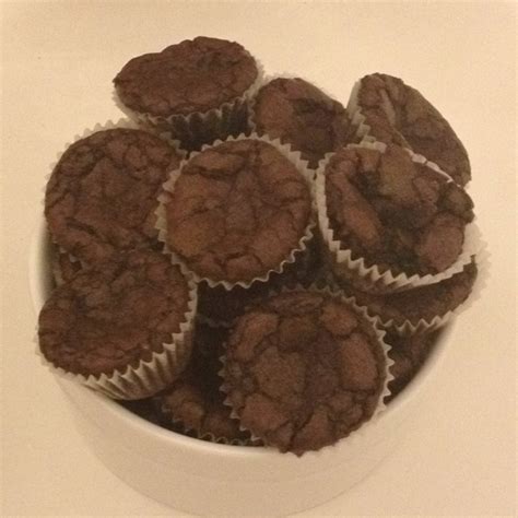 Brownie Mini Cupcakes. Used Duncan Hines Triple Chocolate Brownie mix ...