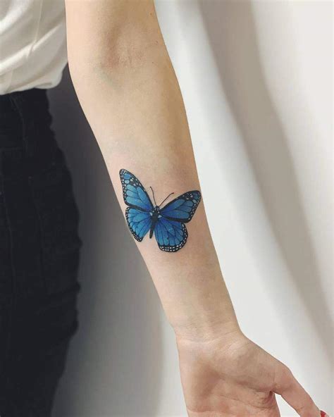 Top 63+ Best Blue Butterfly Tattoo Ideas - [2021 Inspiration Guide]