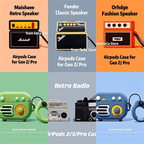 Retro Speaker Airpods Case Cute Airpods 3 Case Airpods Pro 2 Case Radio Airpods 2 Case Vinyl ...