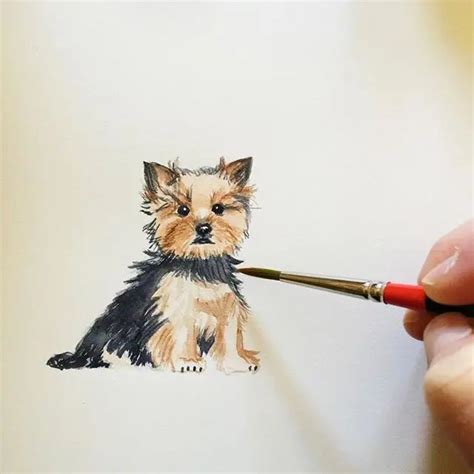 The 15 Most Realistic Yorkie Paintings | PetPress | Yorkie painting ...