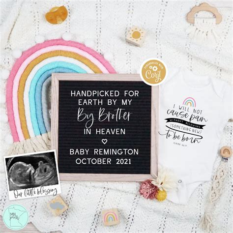 22 Rainbow Baby Announcement Ideas - Just Simply Mom