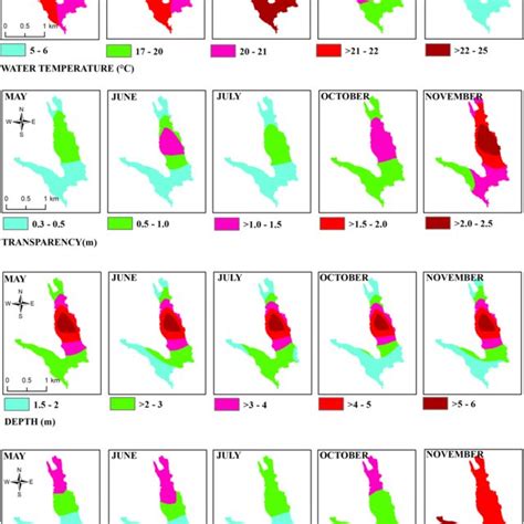 a Depth measurement sites across Nigeen Lake. b Bathymetric map of... | Download Scientific Diagram