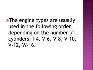 ENGINE CYLINDER & ENGINE TYPES | PPT