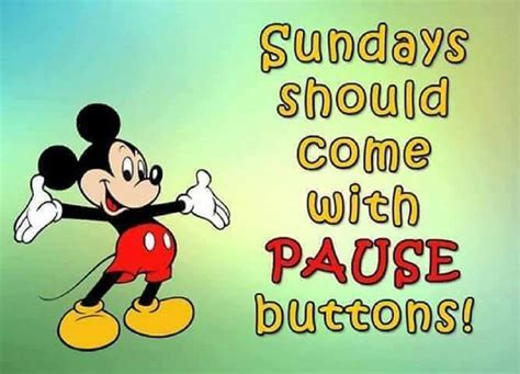 Sundays Should Come With Pause Buttons! sunday funny sunday quotes sunday image q… | Good ...