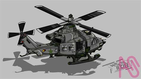 Us rescue copter bigdude - Illustrations ART street