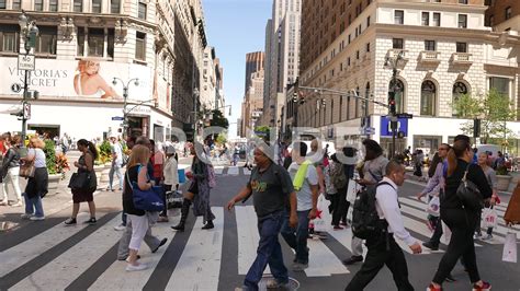 People commuting in new york city on crowded streets. urban lifestyle scene Stock Footage,#city# ...