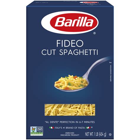 Barilla® Classic Blue Box Soup Pasta Fideo Cut Spaghetti 16 oz - Walmart.com