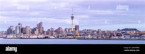 Auckland Skyline, New Zealand Stock Photo - Alamy