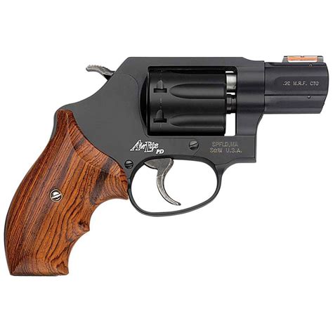 Smith & Wesson Model 351 PD 22 WMR (22 Mag) 1.87in Matte Black Revolver - 7 Rounds - California ...