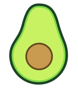 Avocado clipart cartoon, Avocado cartoon Transparent FREE for download ...