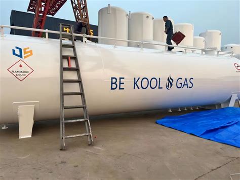 Installation of liquefied petroleum gas storage tanks--Jianshen Tank