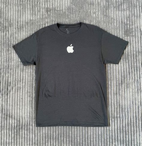 Apple Logo T-shirt GREY - Etsy