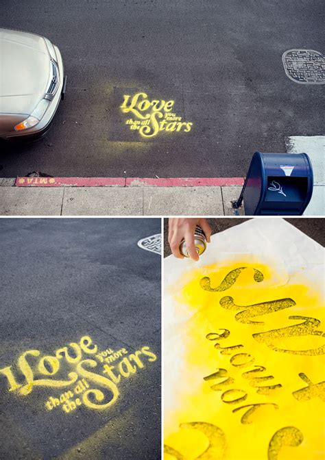 Chalk Stencils Surprise