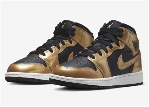 Air Jordan 1 Mid GS Metallic Gold DR6967-071 Release Date | SBD