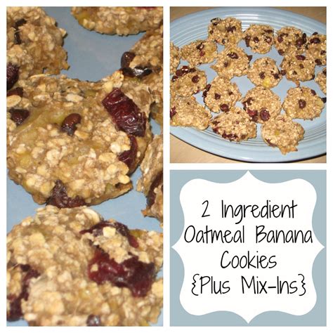 Skinny Jeans: 2 Ingredient Oatmeal Banana Cookies