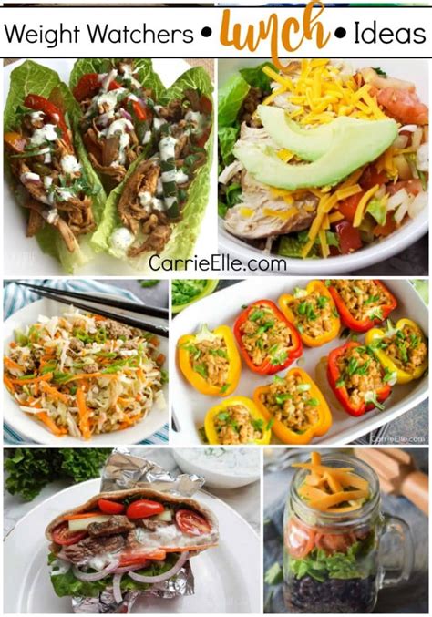 Weight Watchers Lunch Ideas - Carrie Elle