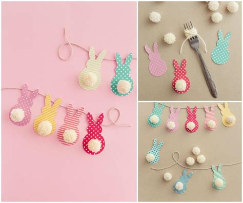 Easter Bunny Garland in a Few Easy Steps! - DIY Candy