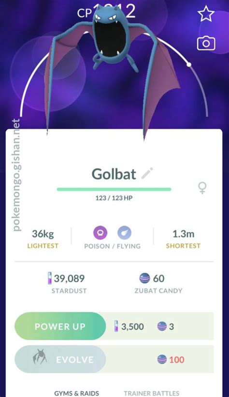 Golbat - Pokemon Go