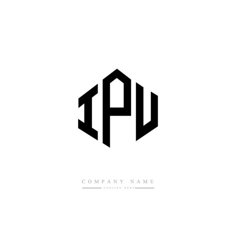 IPU letter logo design with polygon shape. IPU polygon and cube shape logo design. IPU hexagon ...