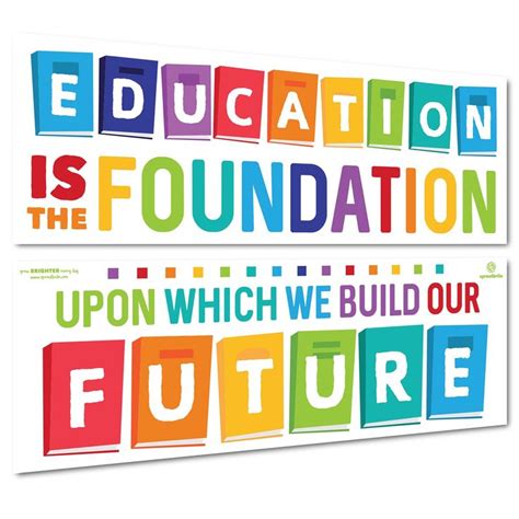 Education is the Foundation - Poster Pack | Classroom posters ...