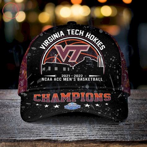 Buy Virginia Tech Hokies 2022 Ncaa Acc Men’s Basketball Champions Classic Cap – Meteew