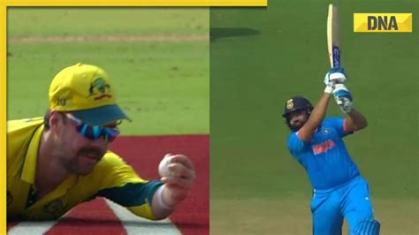 Travis Head’s Remarkable Diving Catch to Dismiss Rohit Sharma in the ...