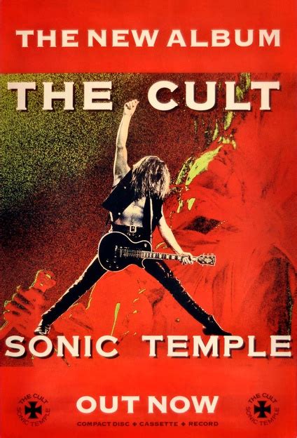 The Cult Sonic Temple Album Promo | Music Posters | Limited Runs