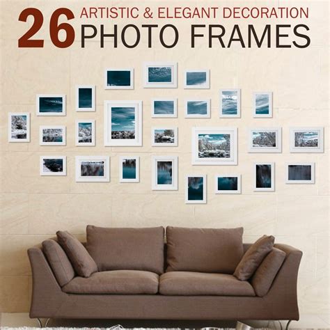 Voilamart Picture Frames Set of 26, Multi Pack Photo Frame Set Wall ...