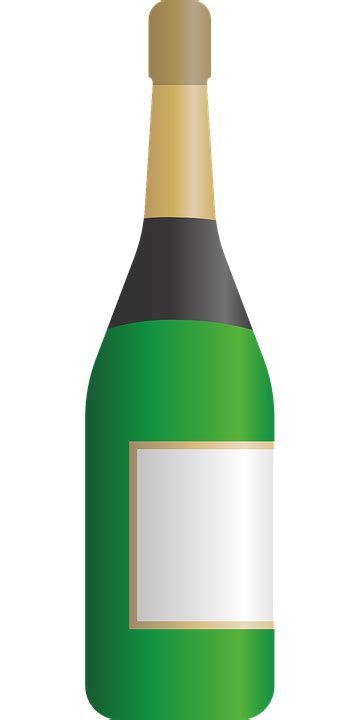 Champagne Bottle New Year'S Day · Free vector graphic on Pixabay