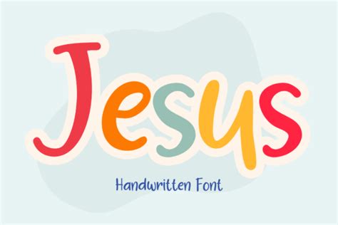 Jesus Font Digital Font Download