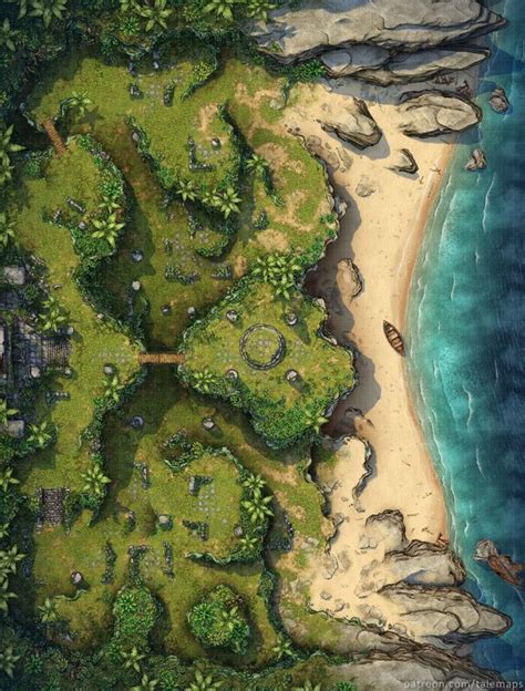 Beach [44x58] | Tale Maps | Fantasy city map, Fantasy map, Fantasy world map