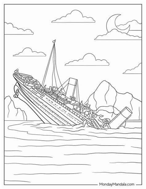 Ota selvää 75+ imagen titanic sinking coloring pages - abzlocal fi