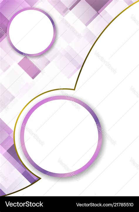 Purple background design a flyer brochure vertical