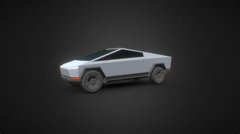 Low-poly tesla cybertruck - Download Free 3D model by Ivan Norman (@vanidza) [5d5d848] - Sketchfab