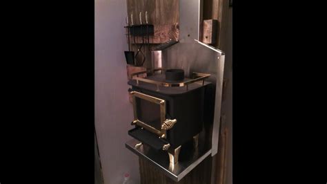 Cubic Mini Wood Stove installation - YouTube